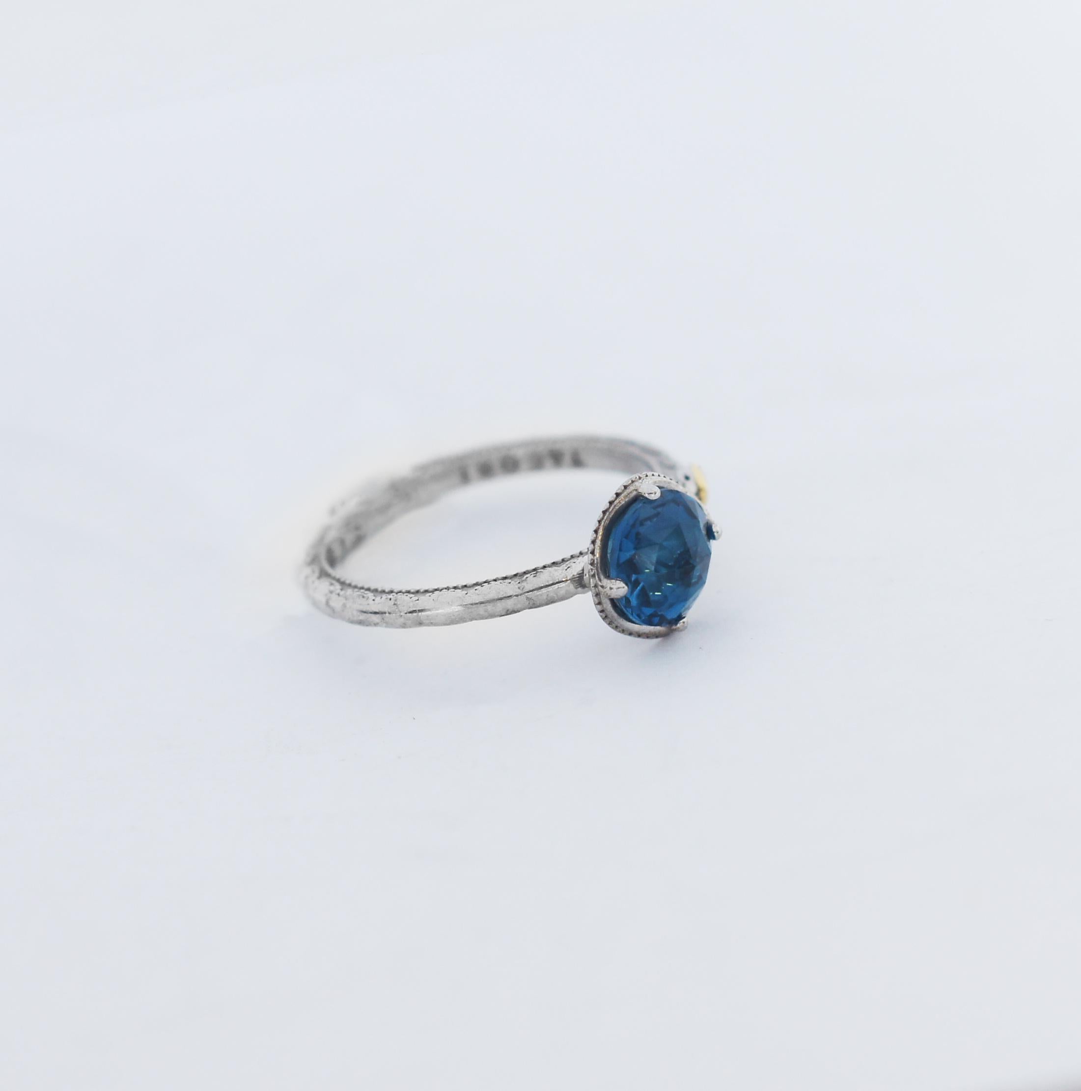 tacori blue topaz ring