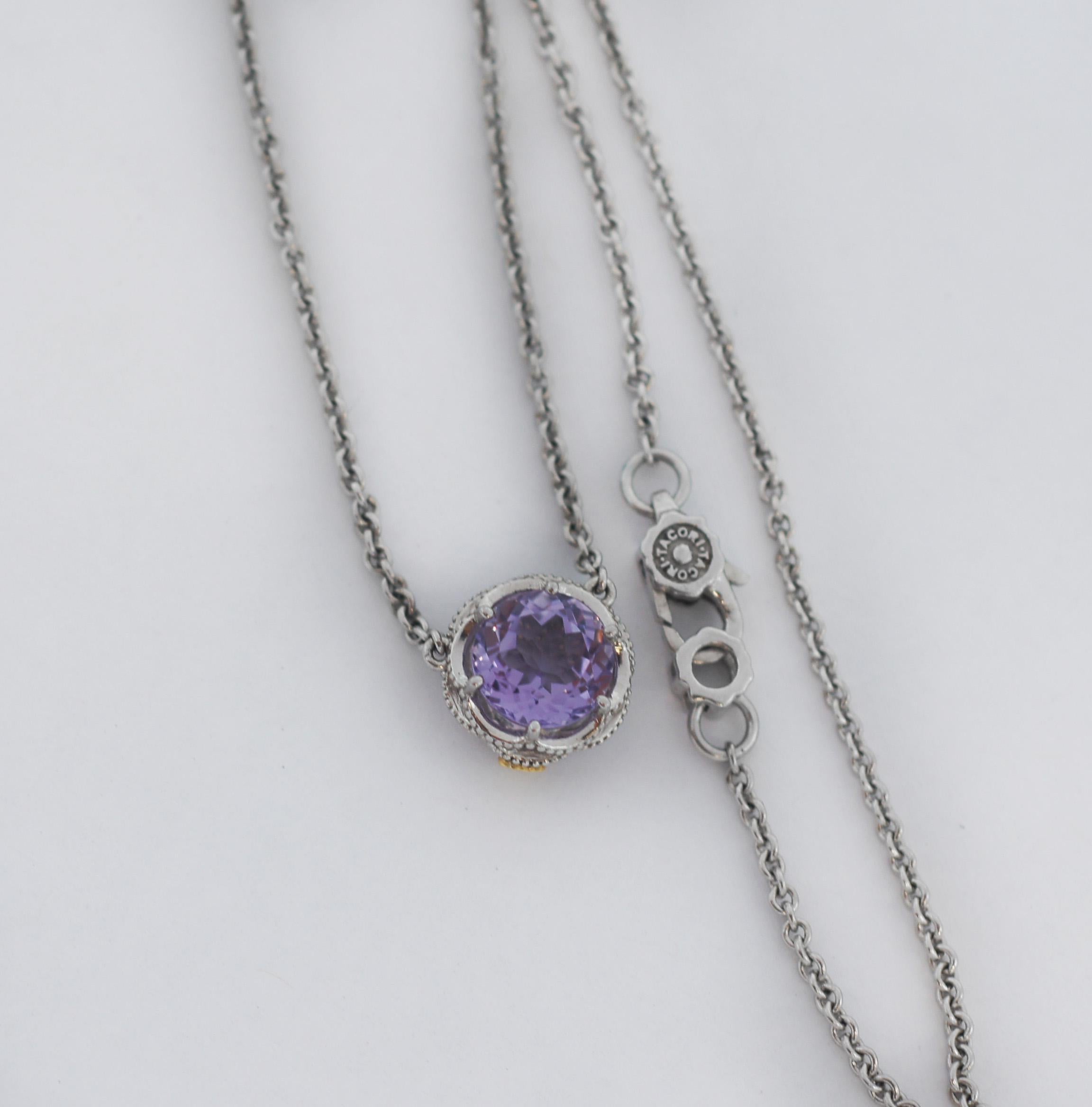 tacori amethyst necklace