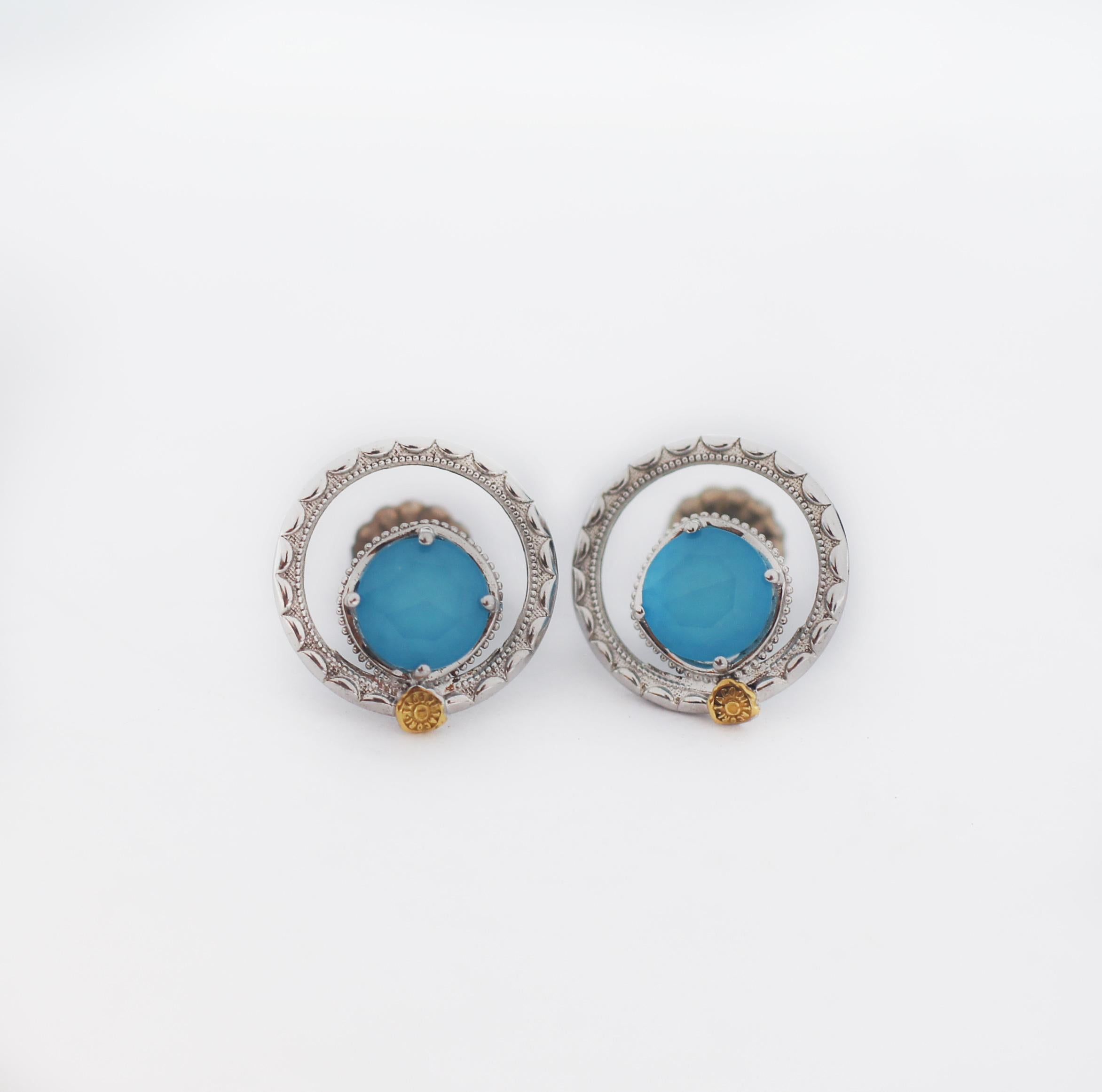 tacori sterling silver earrings