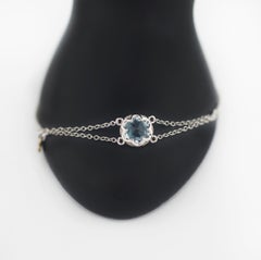 Tacori 925 Silver Sonoma Skies Blue Topaz Bracelet
