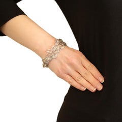 Tacori Color Medley Prasiolite Bracelet Sterling Silver and 18 Karat Gold Toggle