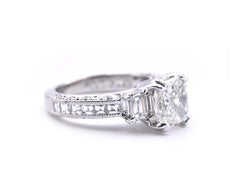 Tacori Designs Platinum Diamond GIA Engagement Ring