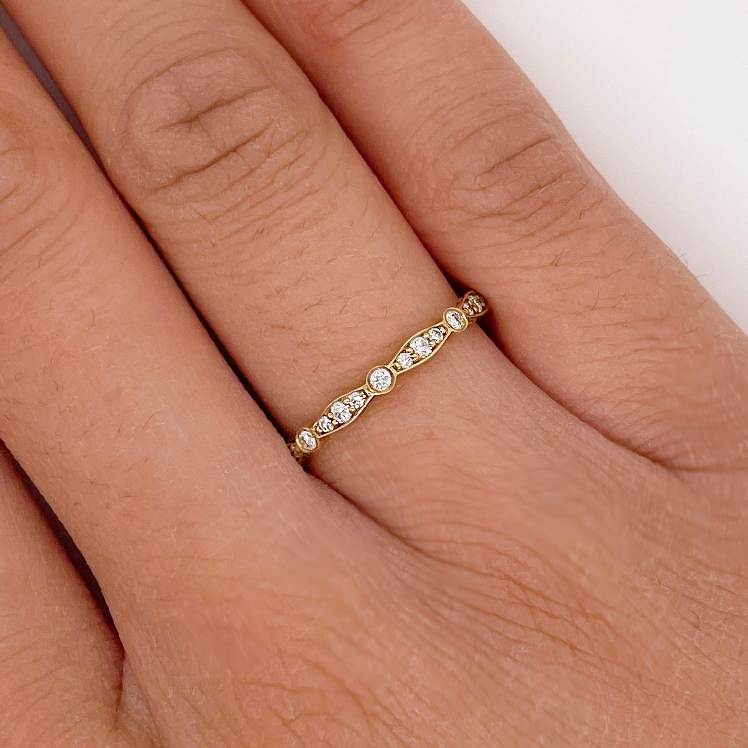 For Sale:  Tacori Diamond Band Eternity Band w .43 Carat Diamonds, Eternity Ring 3