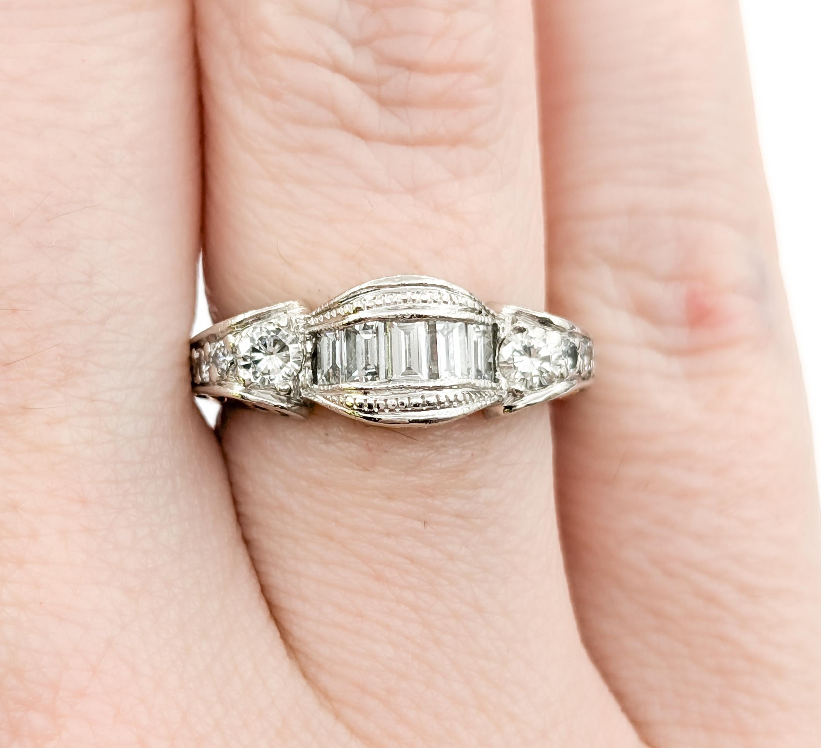 Tacori Diamant Brautmode Ring in 18k Gold & Platin Damen