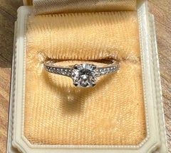 Anello di fidanzamento con diamante Tacori in oro 18 carati