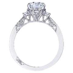 Tacori Diamond Engagement Ring Mounting in 18k White Gold