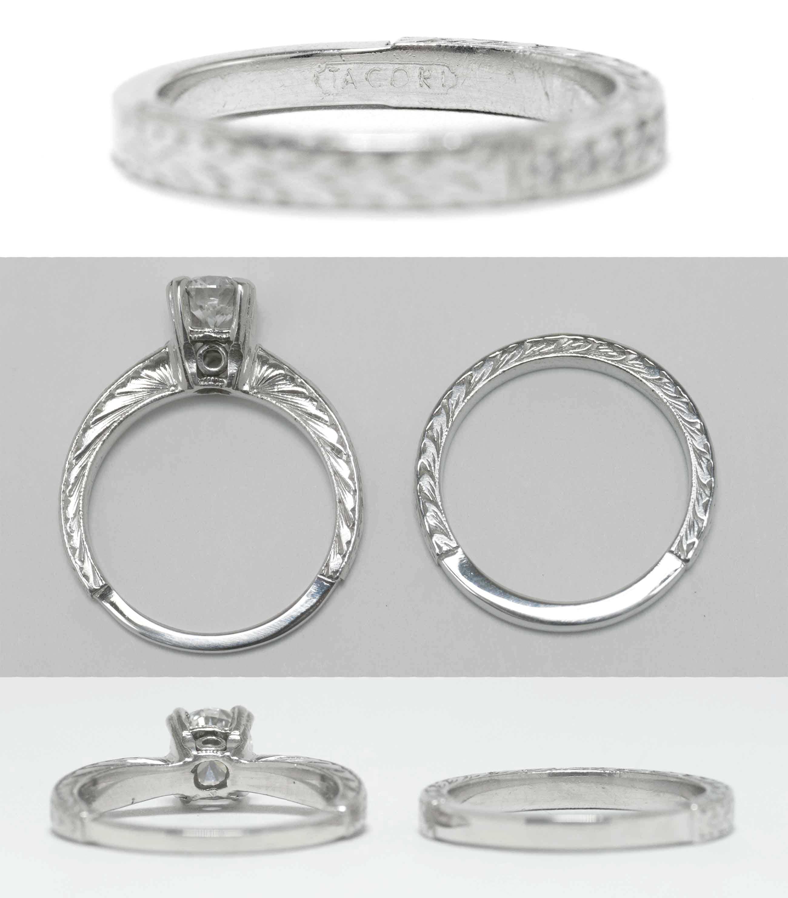 platinum wedding band sets