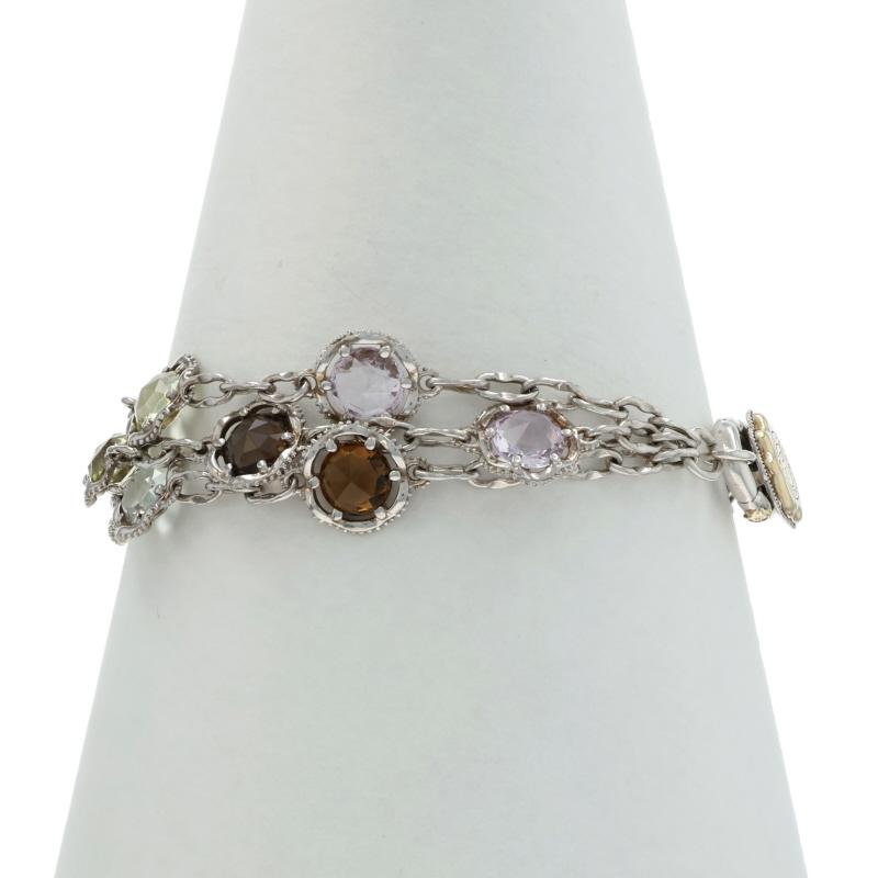 Tacori Medley Pulsera Gema en Cascada Cuarzo Amatista 8 1/4