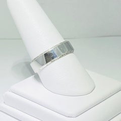 Tacori Men 18 Karat White Gold Wedding Band, Genuine Tacori Man’s Band