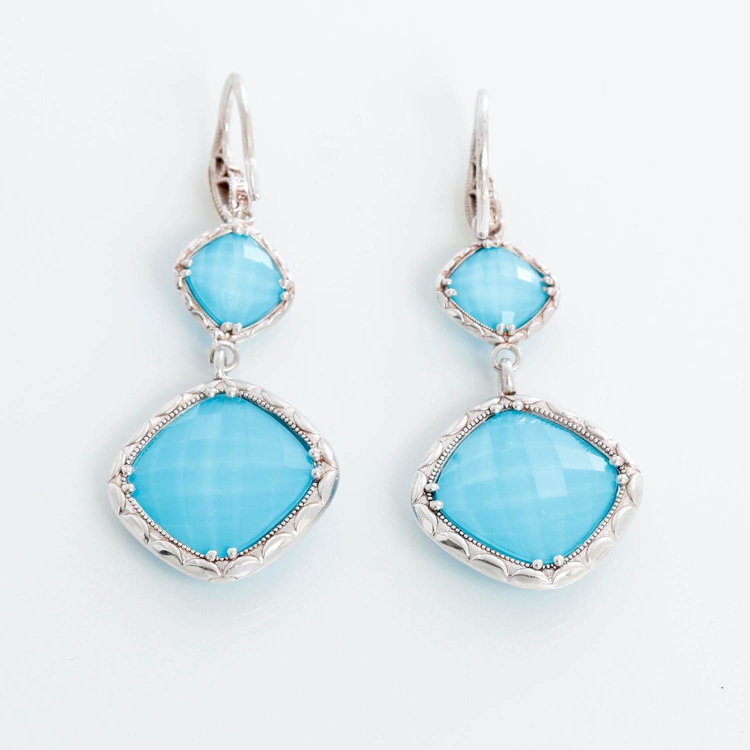 tacori turquoise earrings