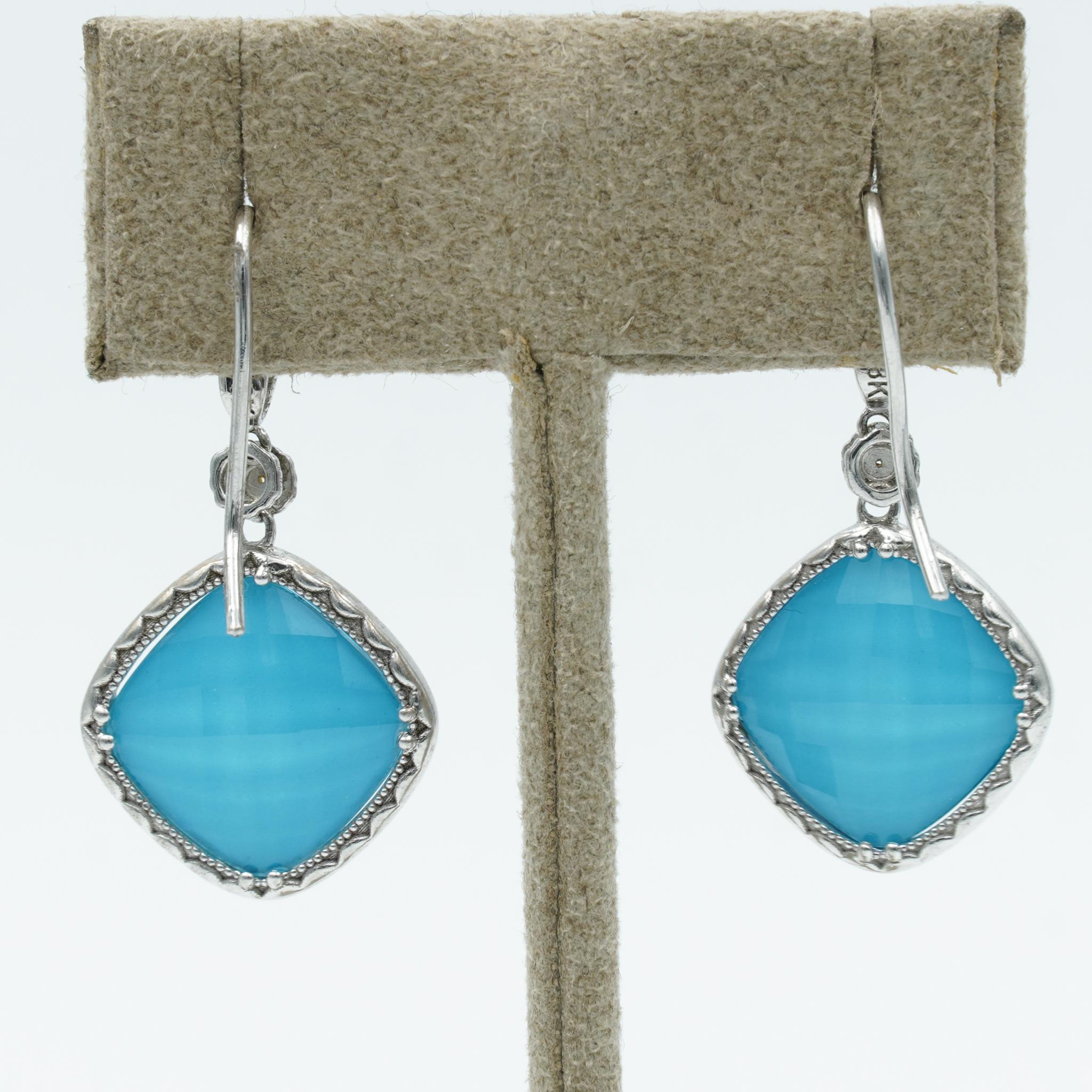 tacori turquoise earrings