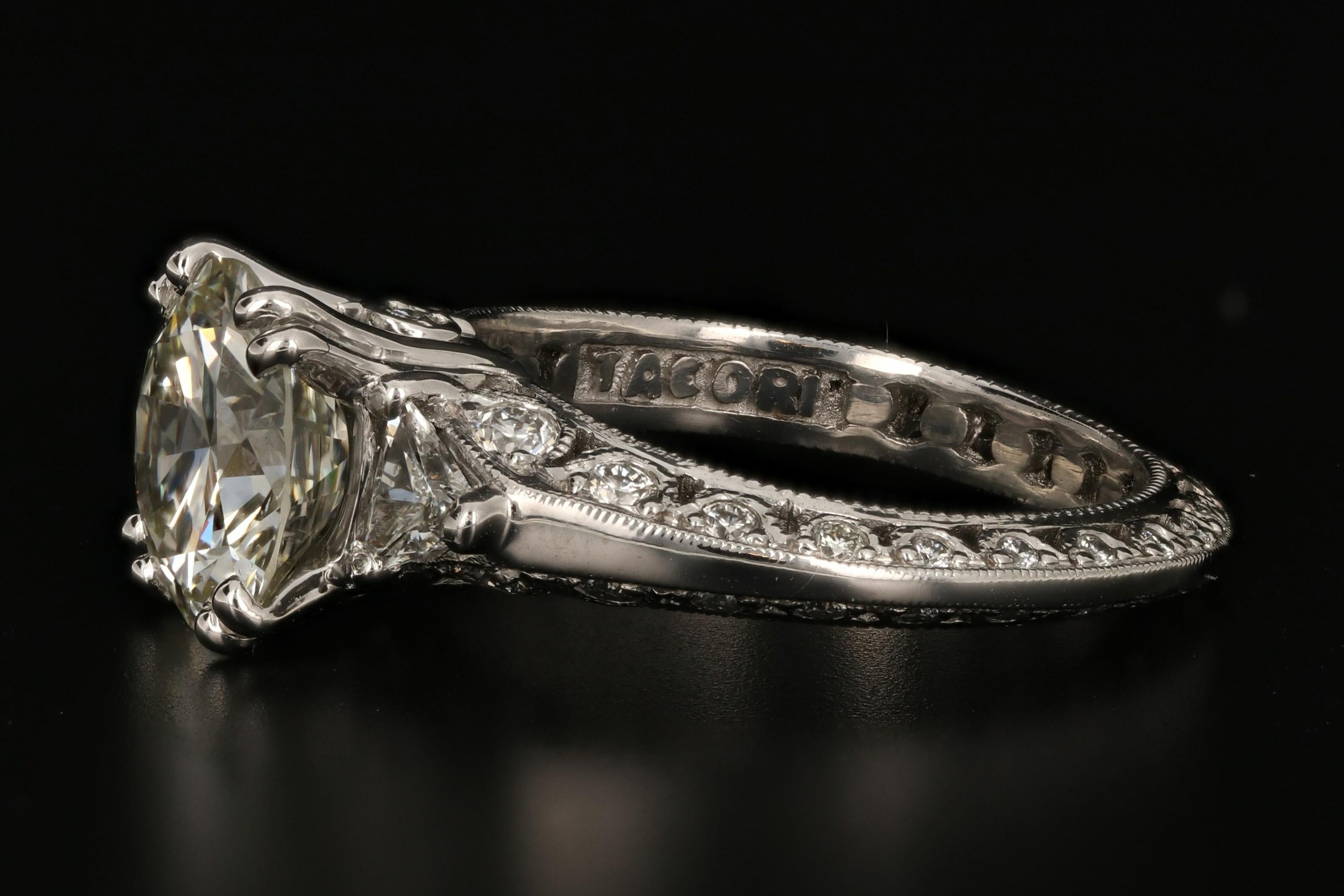 2.3 carat oval diamond ring