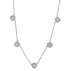 Tacori Platinum and 0.50 Carat Diamond Necklace