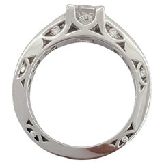 Tacori Princess Cut Diamond Engagement Ring 18 Carat White Gold