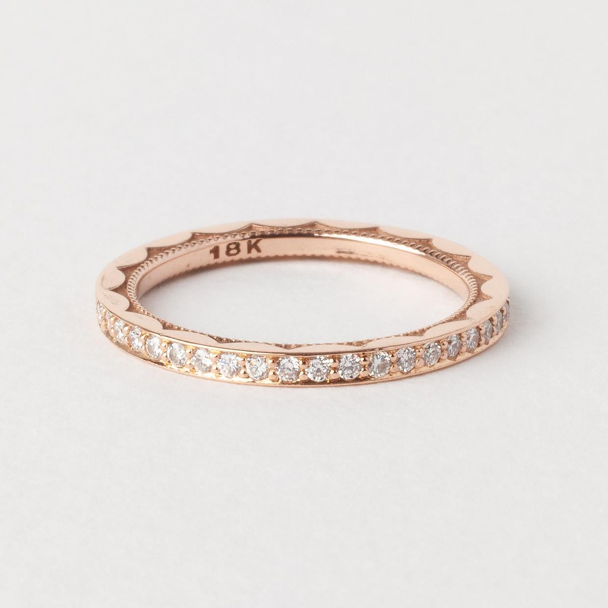 tacori engagement ring rose gold