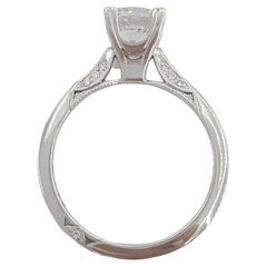Tacori Round Diamond Engagement Solitaire Ring 18k