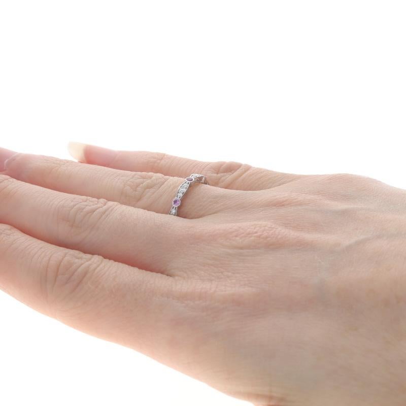 Women's Tacori Sculpted Crescent Sapphire Diamond Band WhiteGold 18k .54ctw WedRing5 1/2 For Sale