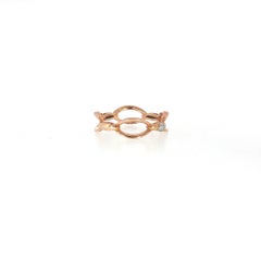 Tacori Simply Tacori 18K Rose Gold Open Marquise Stackable Eternity Band — Sz 7