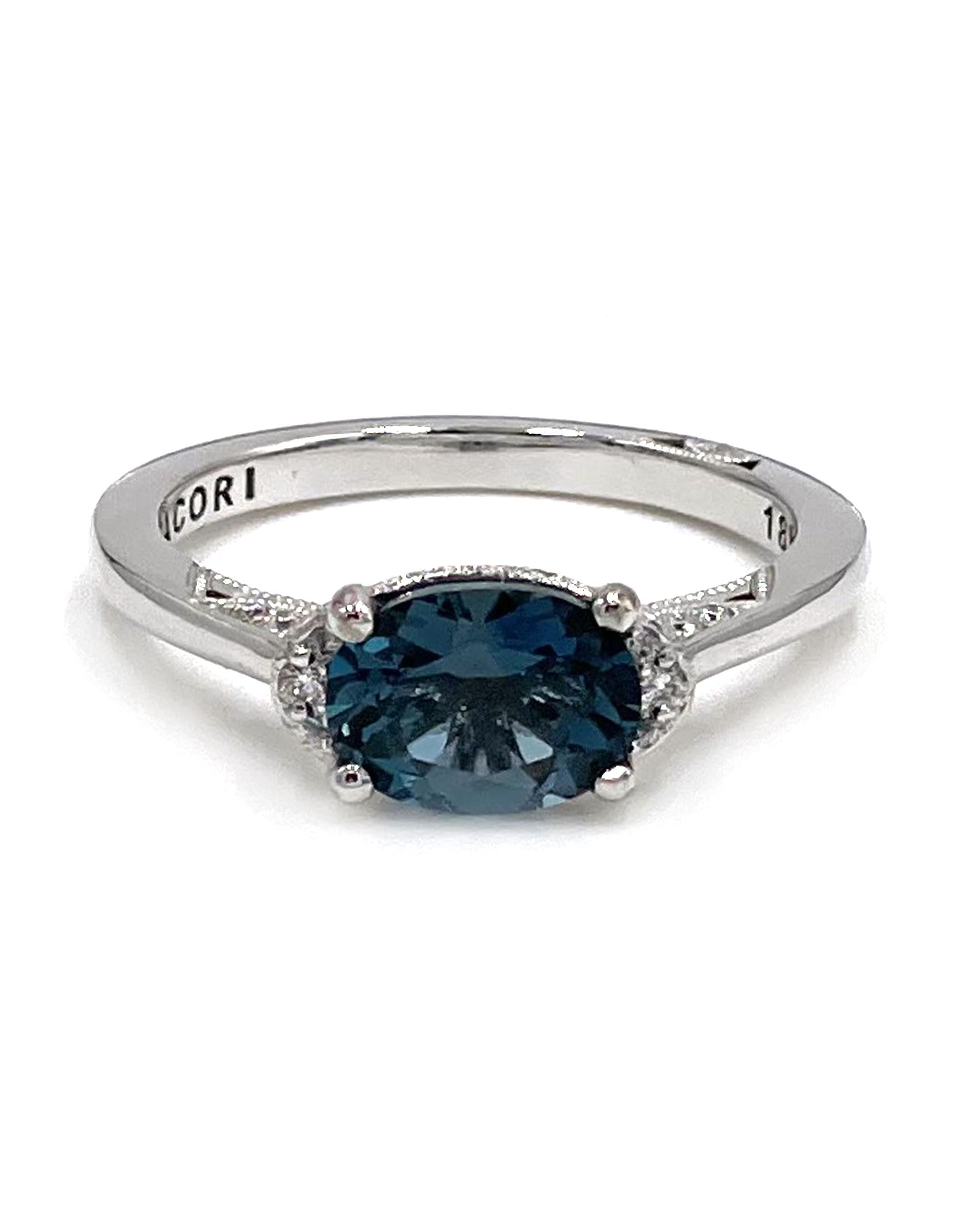 tacori blue topaz ring