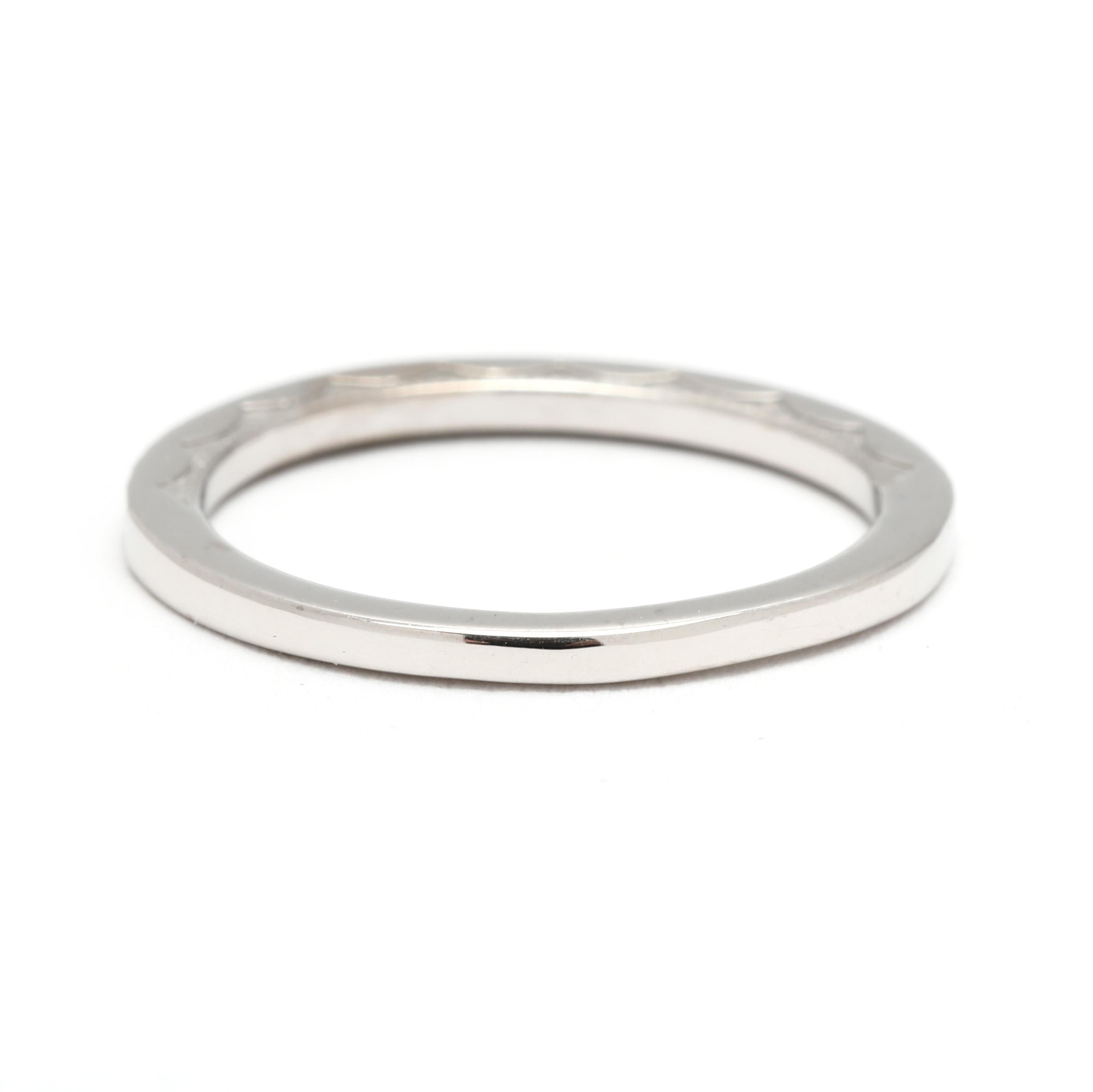 Taglio rotondo Anello Tacori con diamante sottile, oro bianco 18 carati, misura 5,75, mezzaluna costiera in vendita