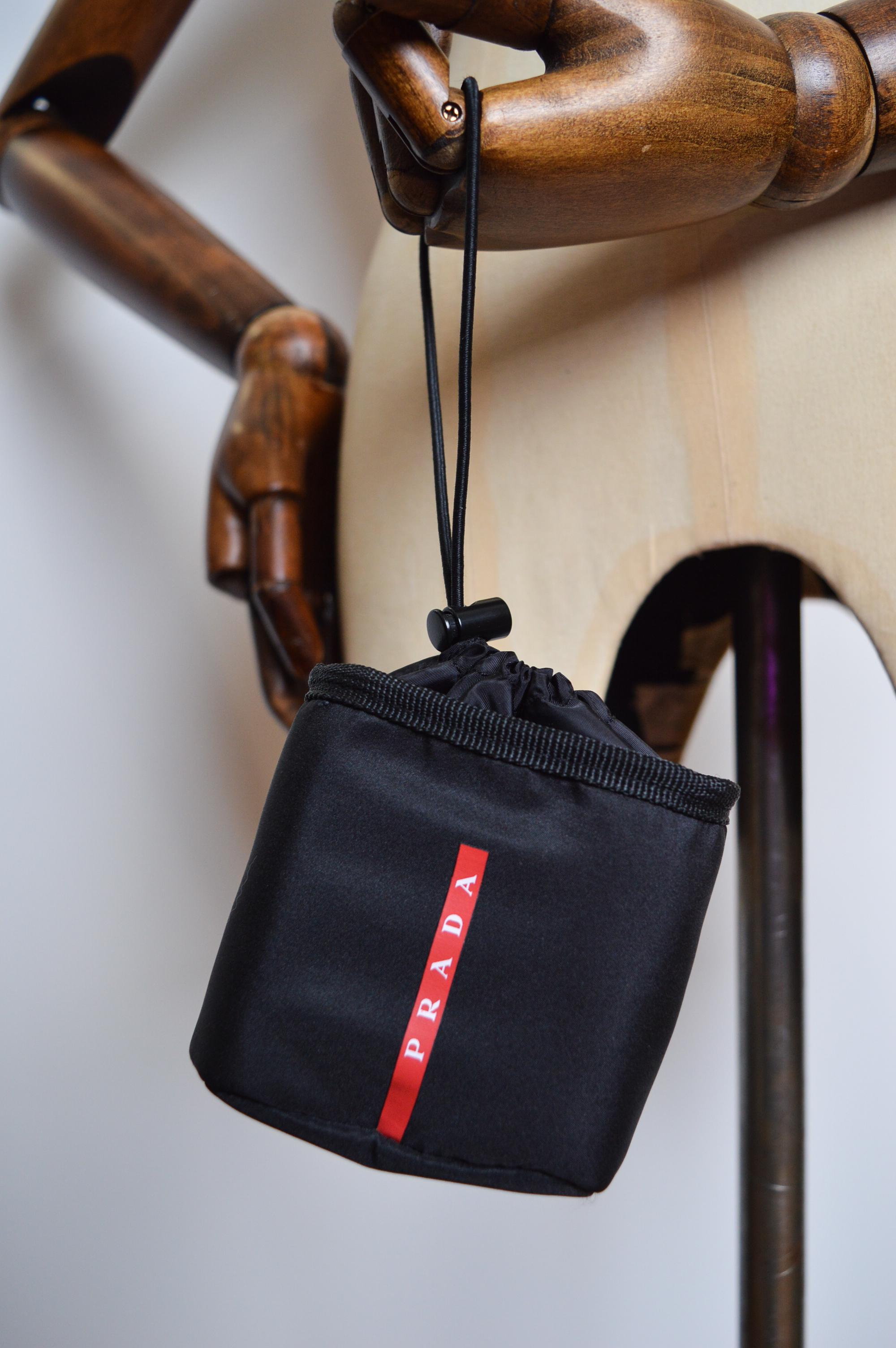 Women's or Men's Tactical Y2k Wristlet PRADA Mini Bag - Lignea Rossa Climbing Pouch For Sale