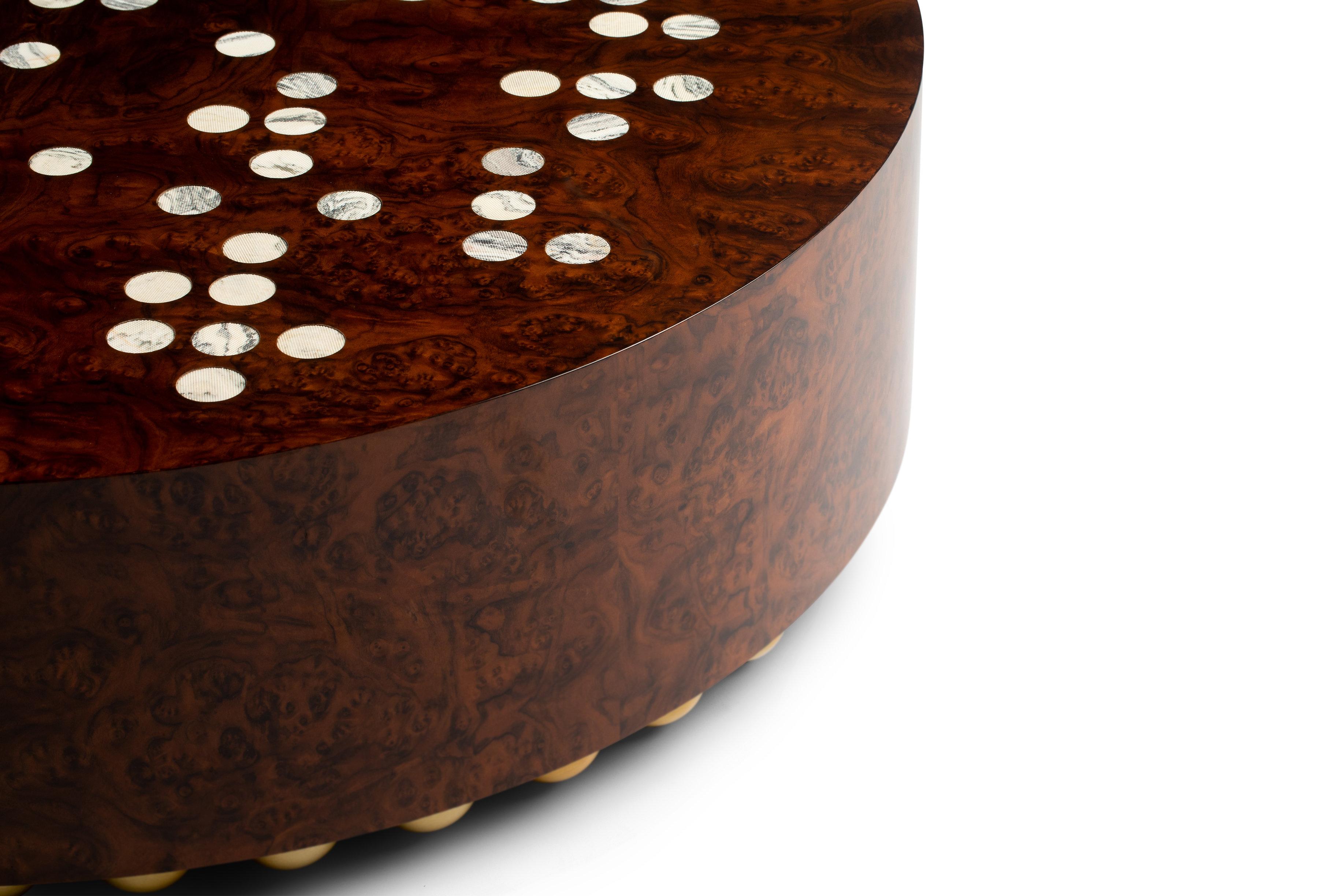 Contemporary Taction Coffee Table from the Qualia Collection by Azadeh Shladovsky For Sale