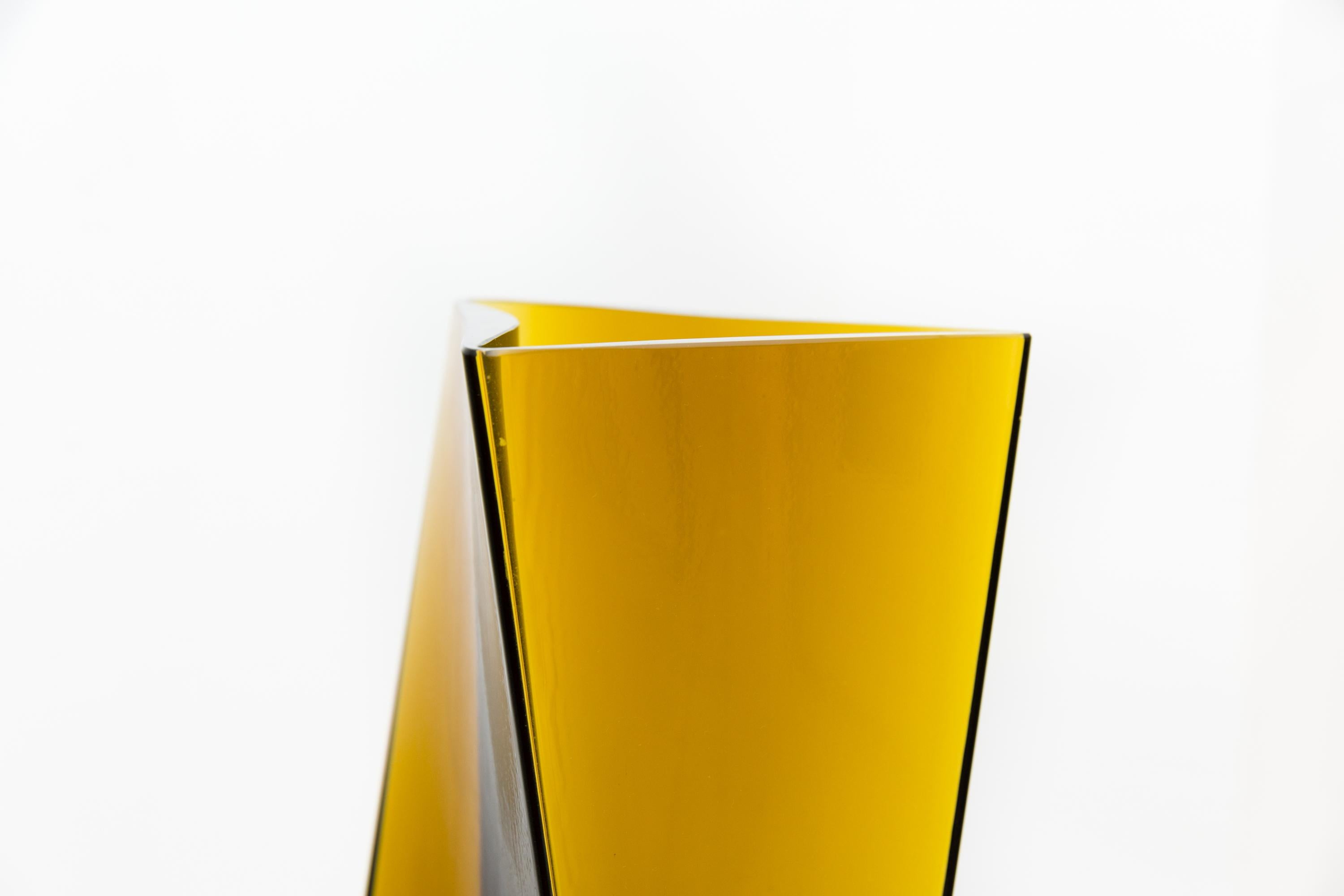 Blown Glass Tadao Ando three Vases for Venini For Sale