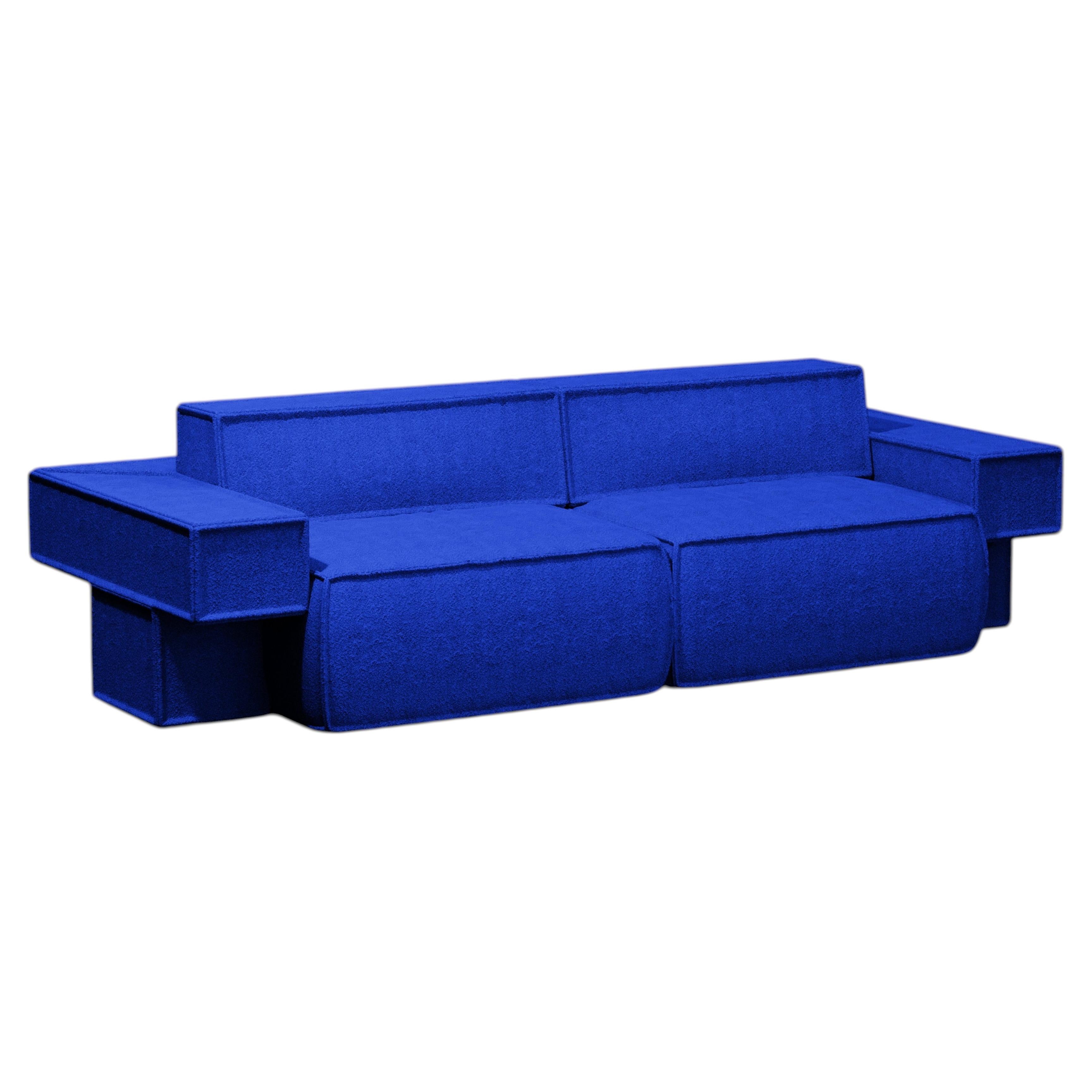 Tadao Architectural Sofa, Contemporary Design, Made in Italy For Sale
