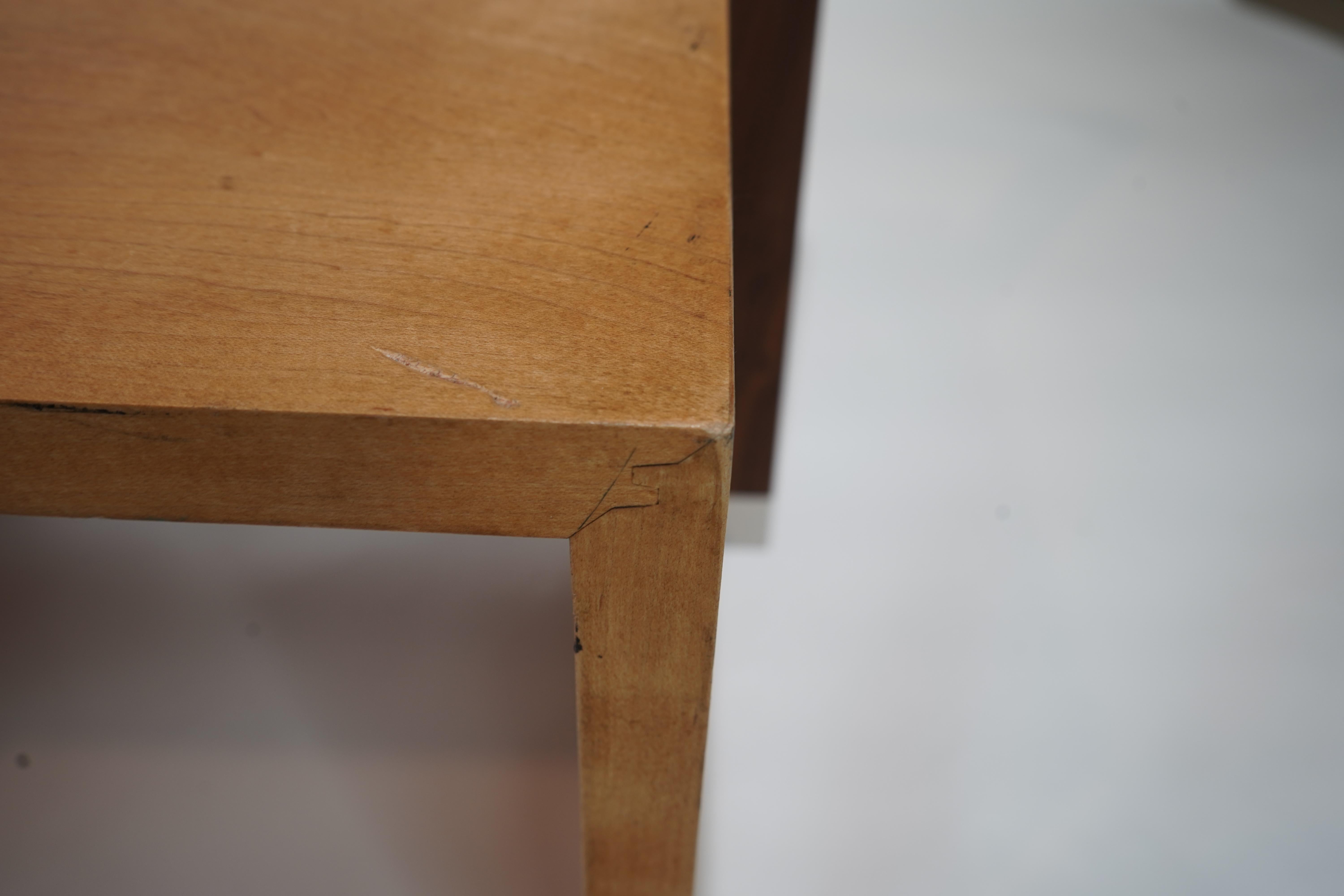 Tadao Arimoto Minimalistischer Loungesessel aus Holz 3