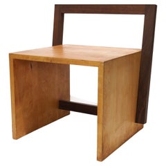 Tadao Arimoto Minimalist Wooden Lounge Chair