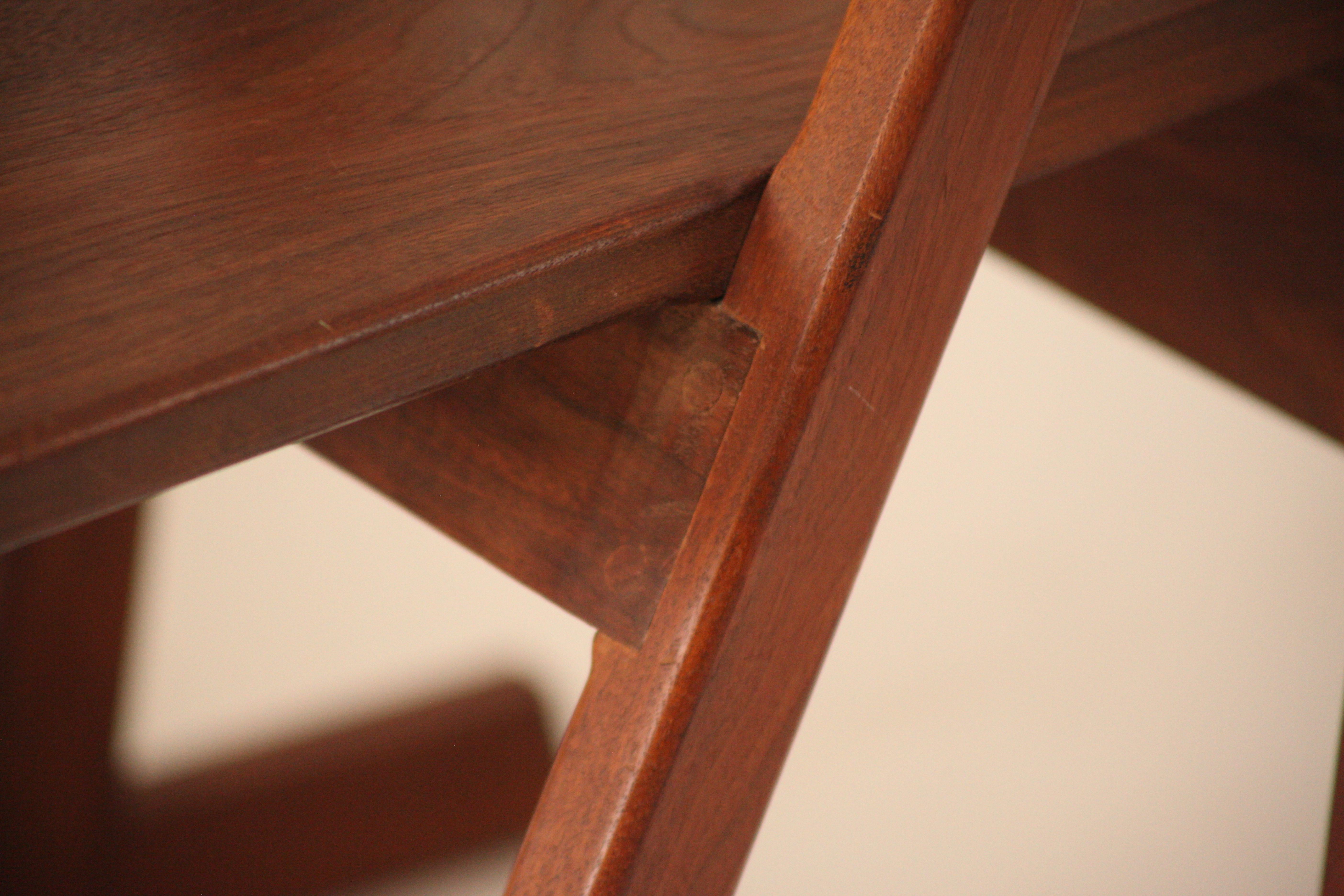 Tadao Arimoto Walnut Spindle Back Chair, 1980s For Sale 2