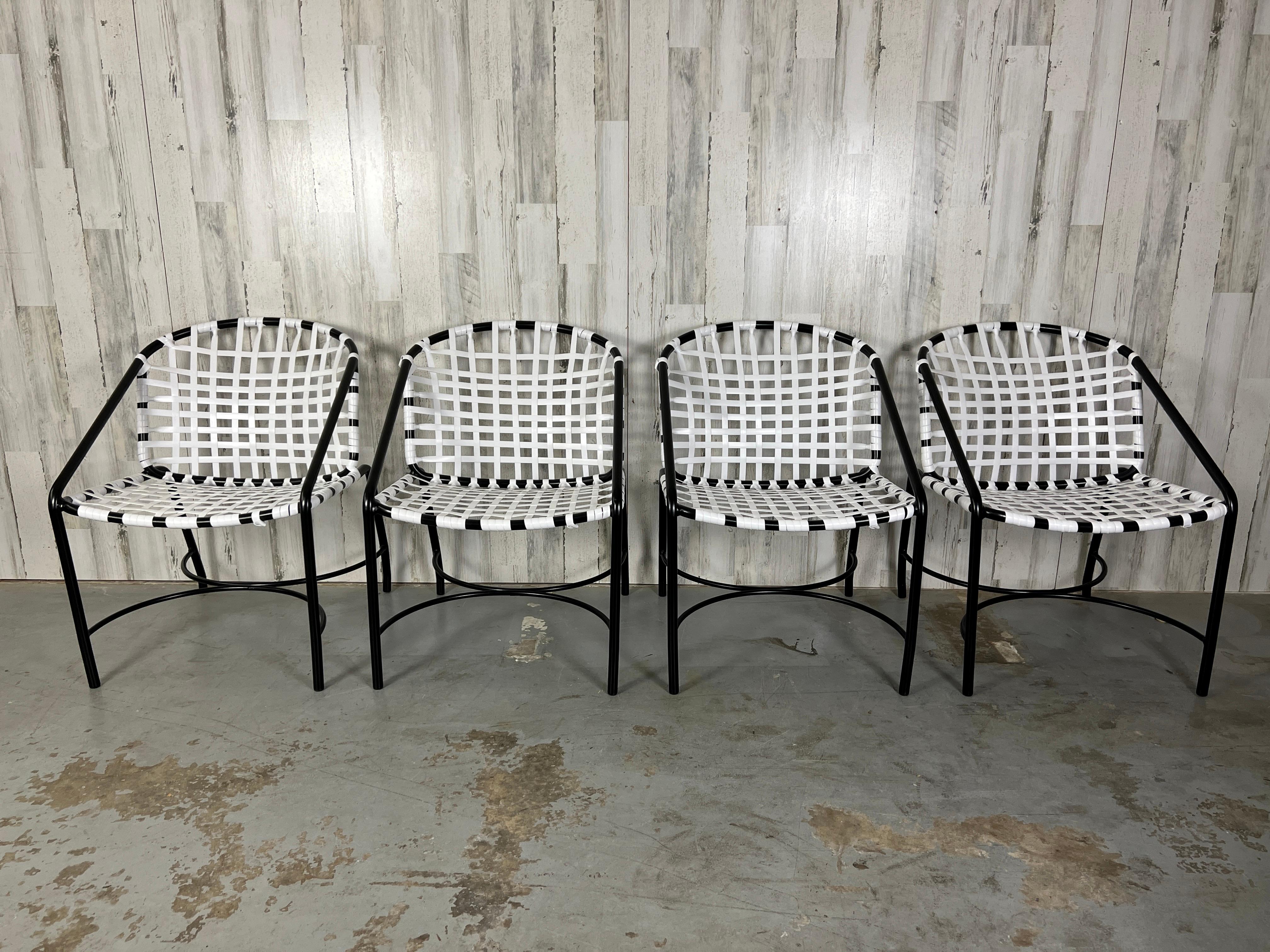 North American Tadao Inouye for Brown Jordan Kantan Patio Chairs