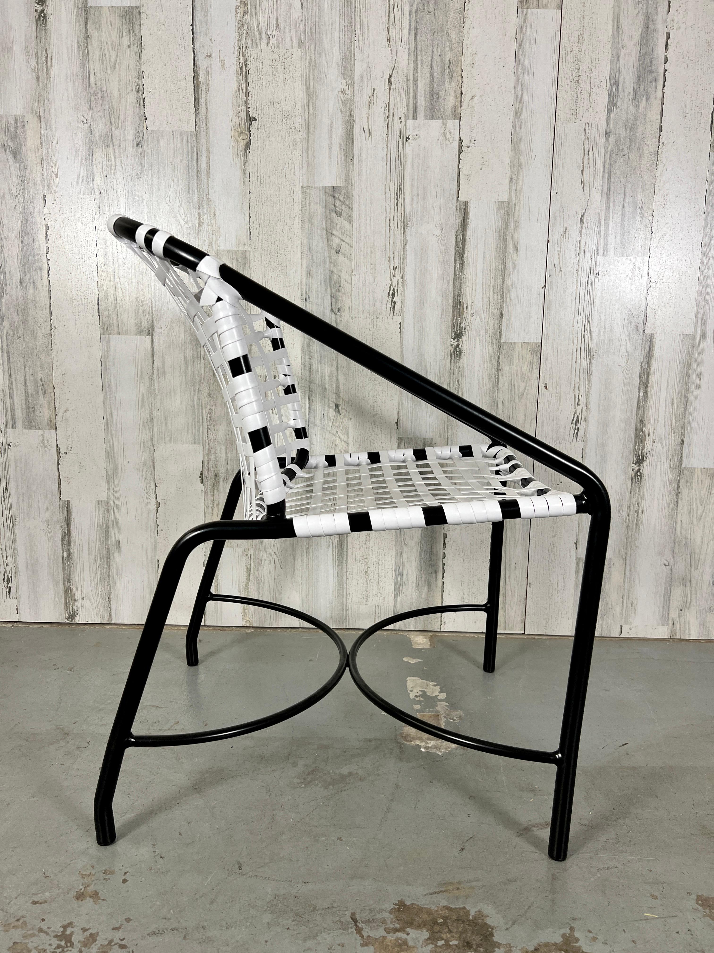 Aluminum Tadao Inouye for Brown Jordan Kantan Patio Chairs