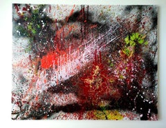 Burst of balloon #Symphony, Mixed Media on Canvas
