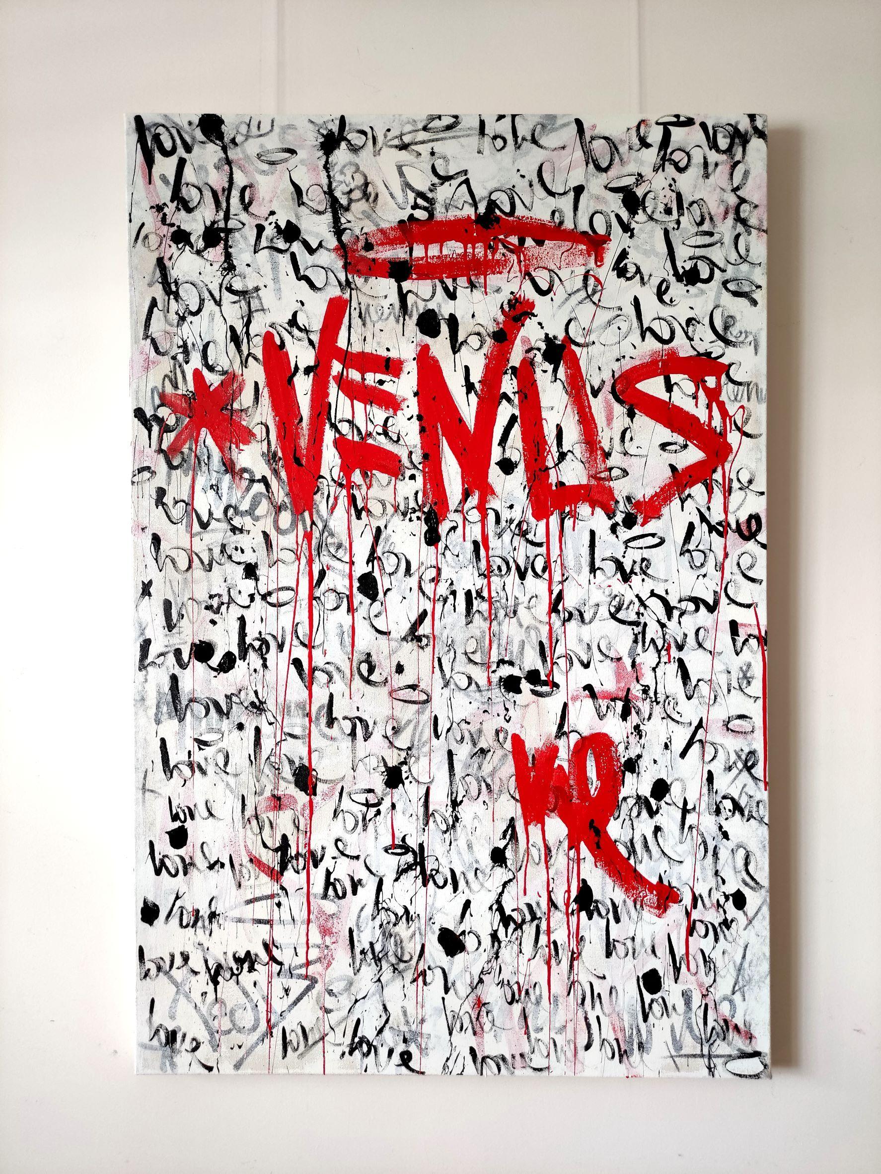 Líneas conflictivas _ Venus, Pintura, Acrílico sobre lienzo - Painting de Tadas Zaicikas