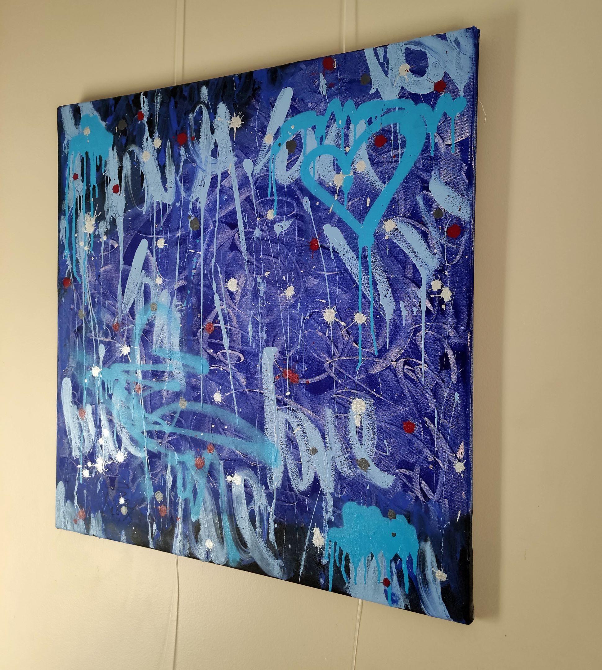 Nighttime, Painting, Acrylic on Canvas For Sale 1