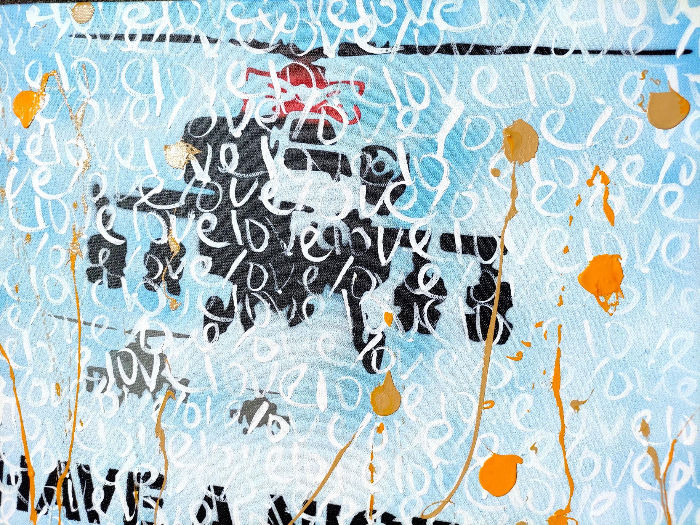 Questo quadro è un riflesso dell'elicottero di Banksy della serie 