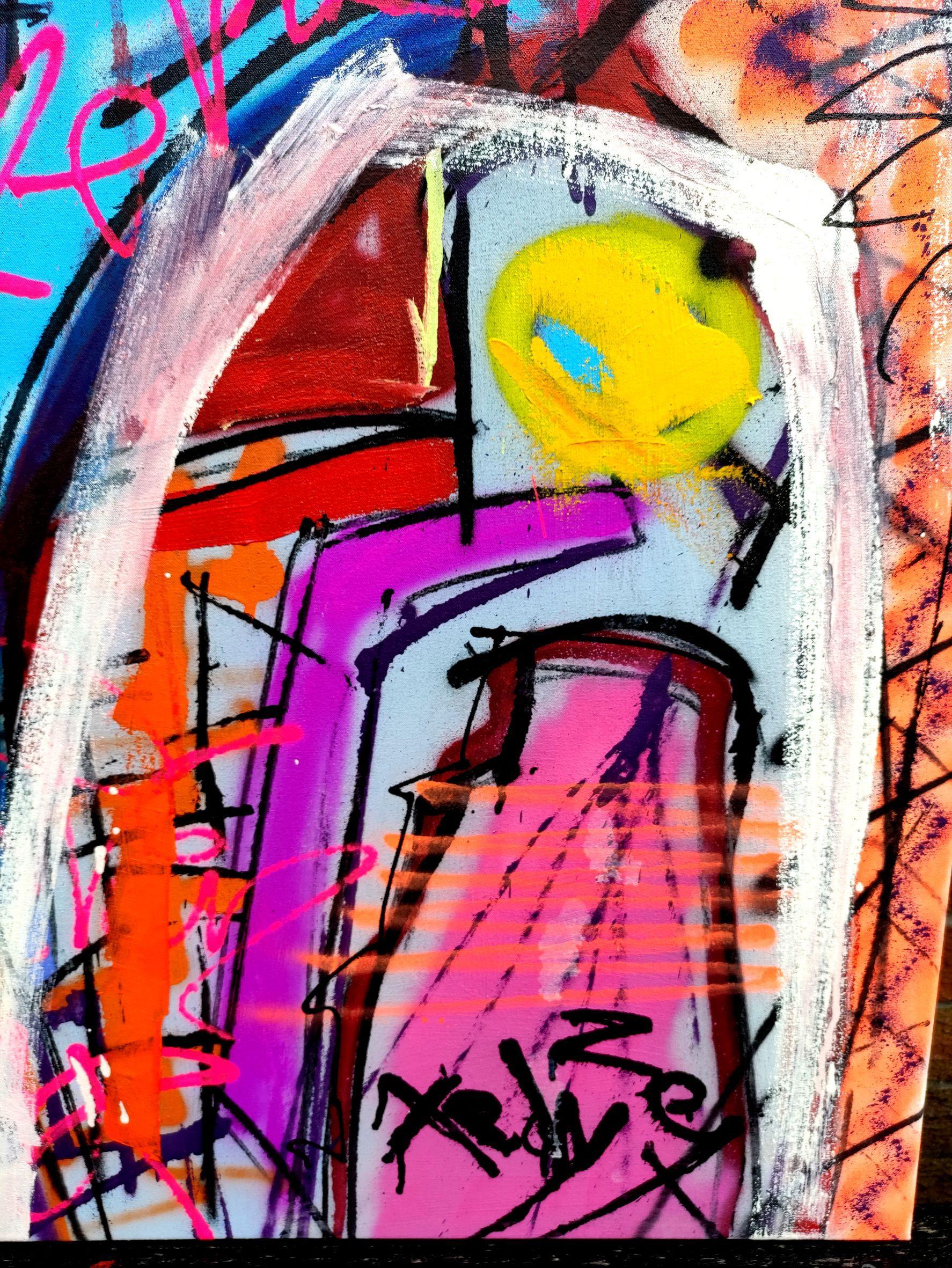 Rave #16, Pittura, Olio su tela in vendita 1