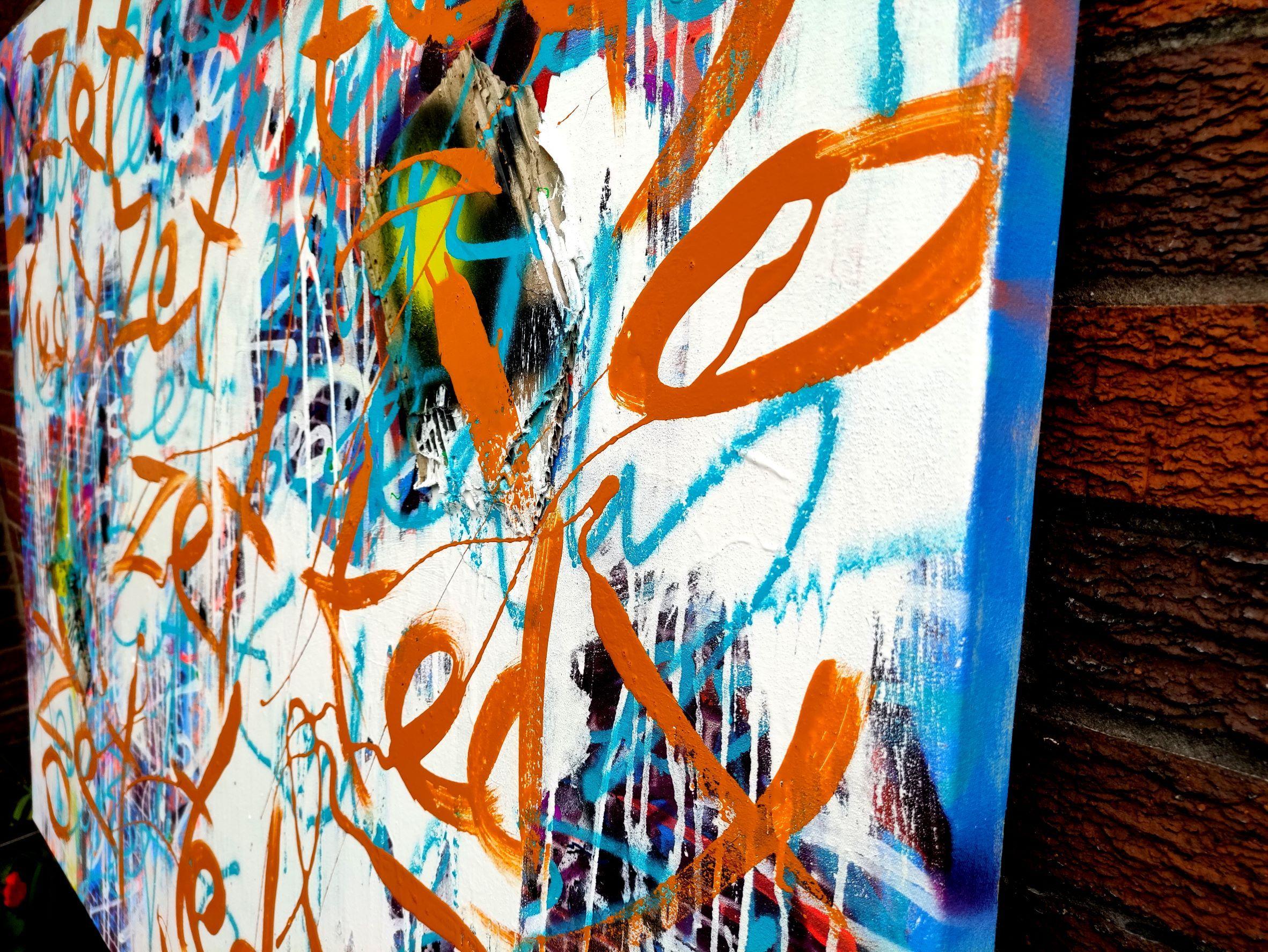 Firma descubrimiento #TedyZet, Pintura, Acrílico sobre lienzo en venta 1