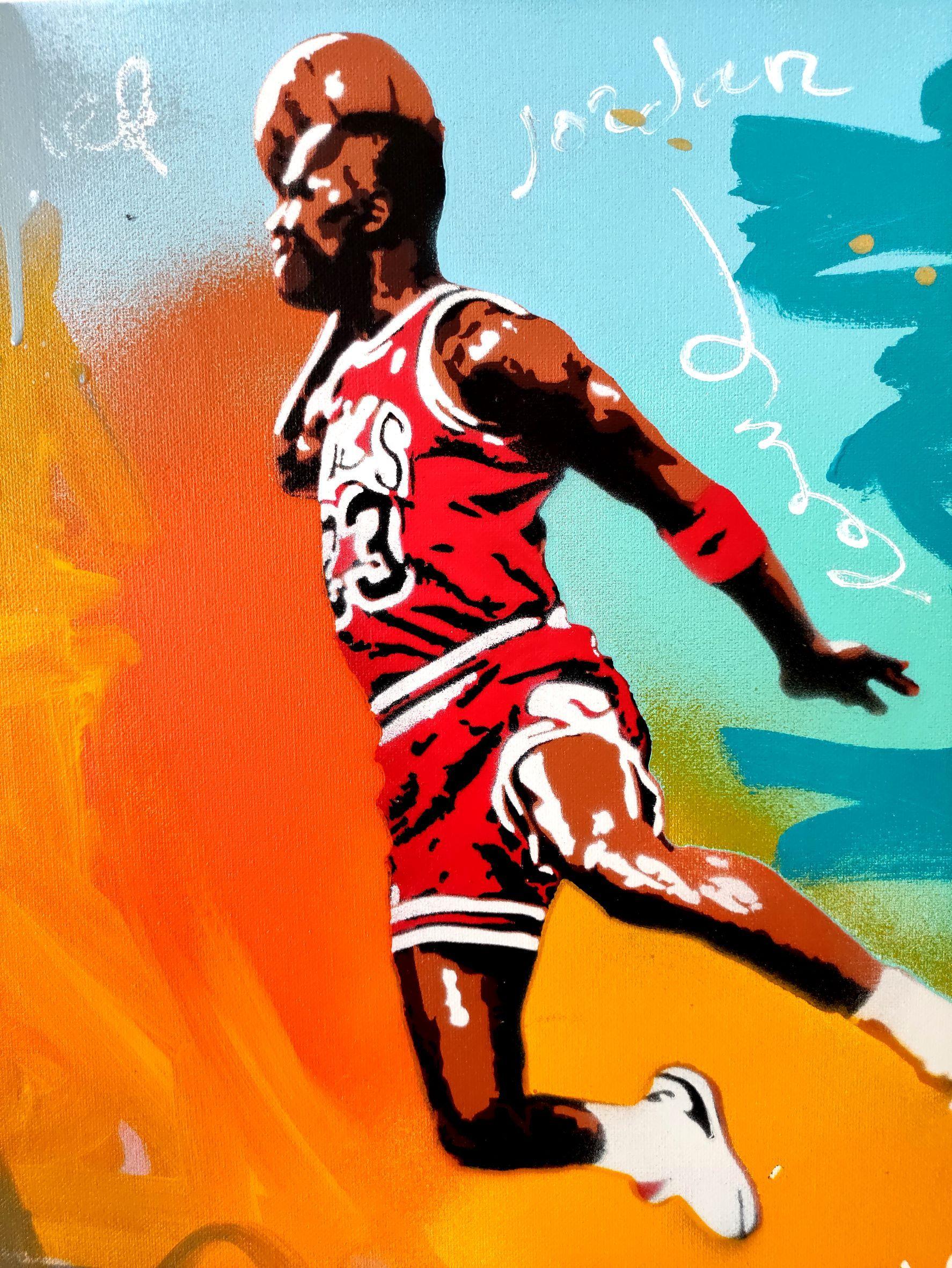 Street art/ Abstract expression work from the series -Vibes.  Vivid colours. Stencil artwork. :: Painting :: Street Art :: This piece comes with an official certificate of authenticity signed by the artist :: Ready to Hang: Yes :: Signed: Yes ::