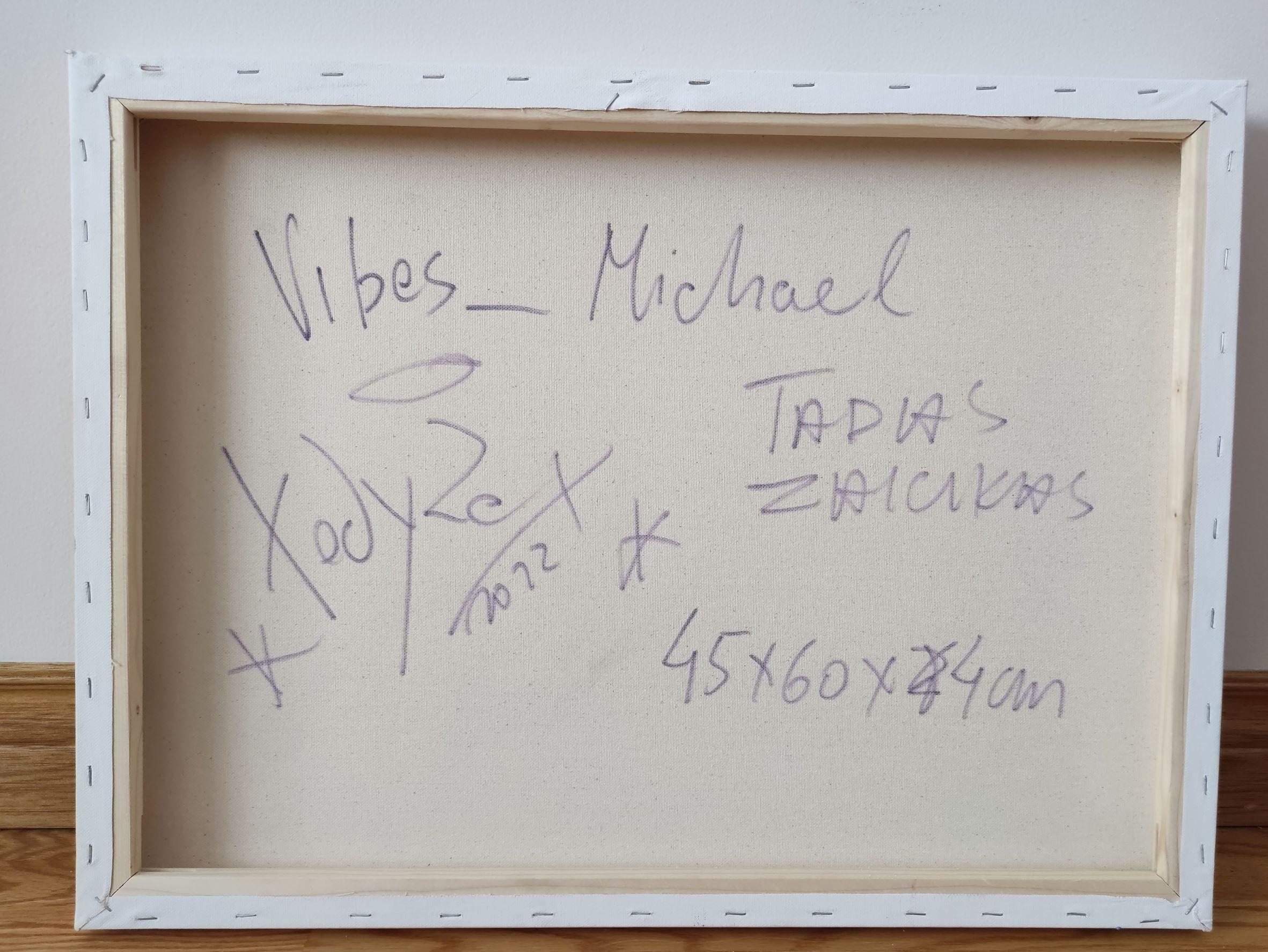 Vibes_ Michael Jordan, Painting, Acrylic on Canvas 1