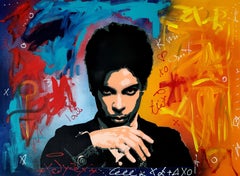 Vibes_ Prince, Painting, Acrylic on Canvas