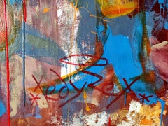 Wake up in the mountains in morning prayer, Painting, Acrylic on Canvas