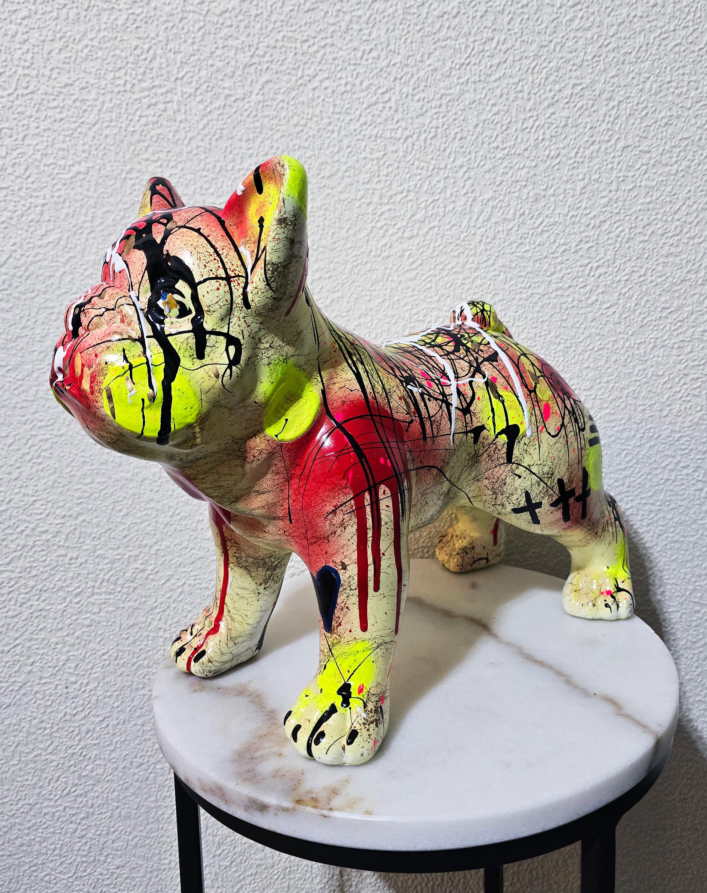 Bulldog - B4XL - Pop Art Sculpture by Tadas Zaicikas