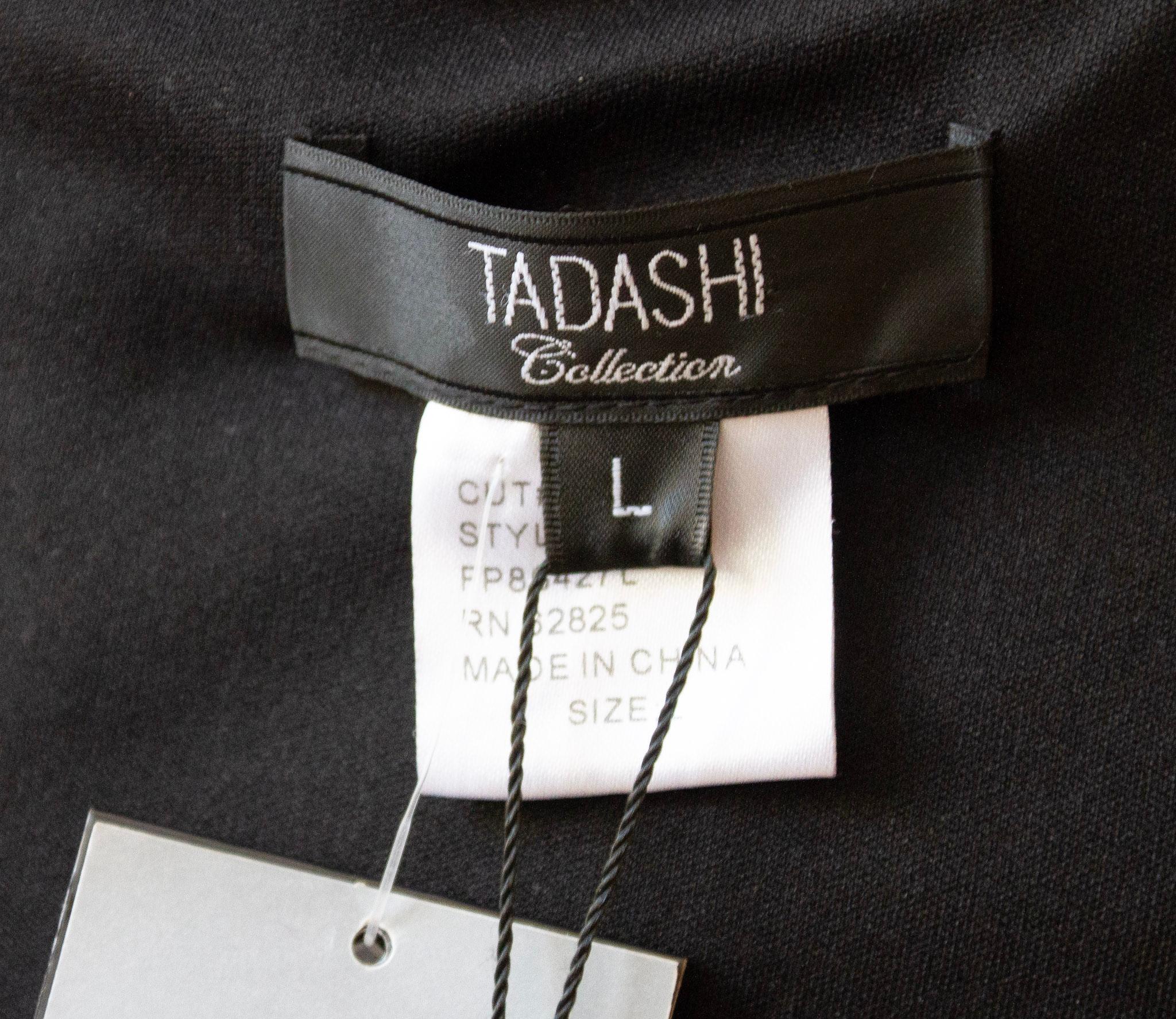 NWT Tadashi 1990's vintage black evening dress.

Size Large 

