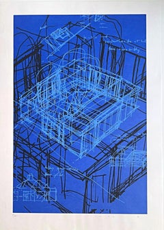 Tadashi Kawamata - Screenprint for Serpentine Gallery project, London, Signed/N