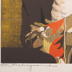 'Afternoon with a Cat', LACMA, Psychedelic Japanese Wood-Block, Tokyo Biennale