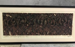 Tadashi Nakayama Signed Limited Edition Japanese Woodblock Print Herd of Horses