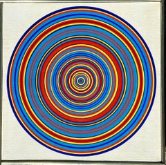 "#B-119" Tadasky, Op-Art, Psychadelic Illusion Pattern, Concurrent Circles