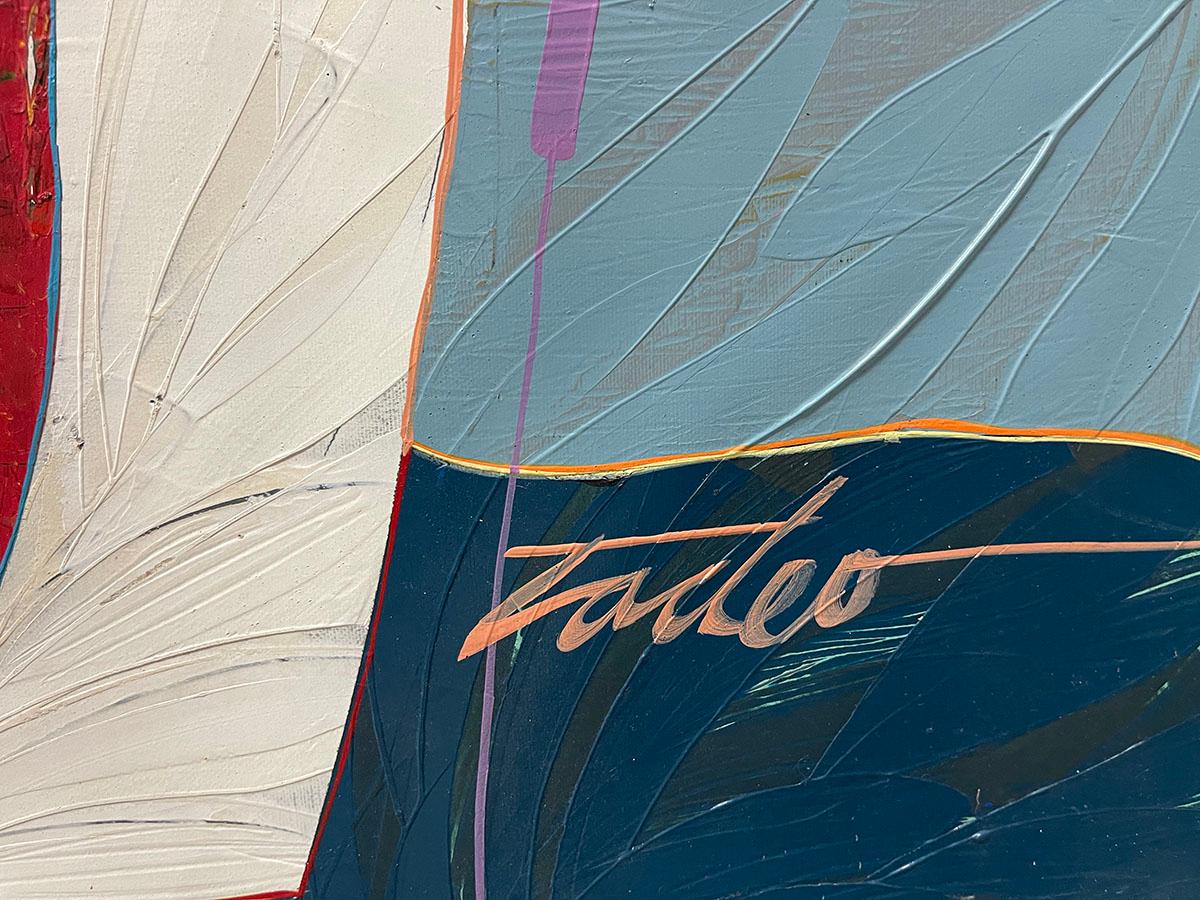 Tadeo Zavaleta ** Calle Ocho I ** Original Acrylic On Canvas For Sale 6